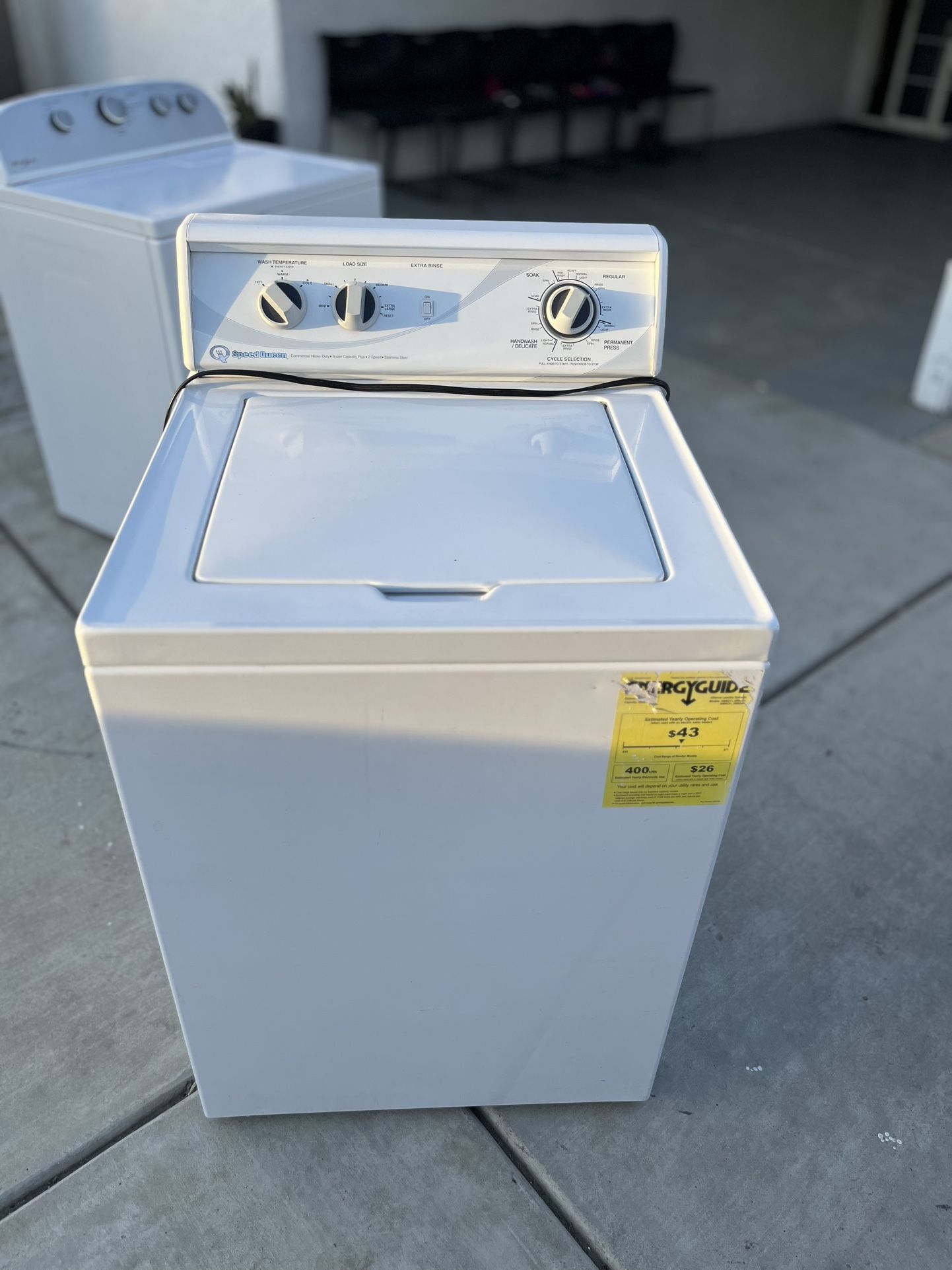 Speed Queen Washer TC5 • Free Local Delivery