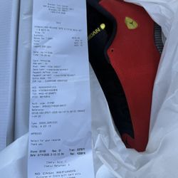 Jordan 14 Retro Ferrari Size 10