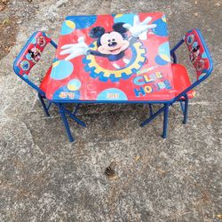 Disney 3 Piece Kids Table And Chairs