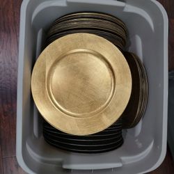 Gold Charger Plates