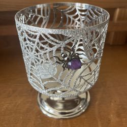 Spiderweb Candle Holder - Halloween 