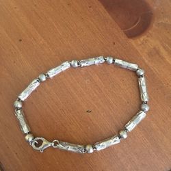 Real Silver Unisex Bracelet 