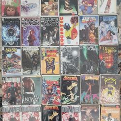 Full Box Of Comic Books. 62 Comics, 47 Are #1 And #0 Issues