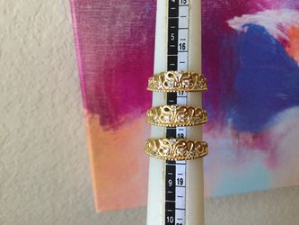 Gold plated14K princess tiara ring. Size 6,7,8. No gold perfect plated. 👸