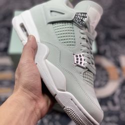 Air Jordan 4 Retro 'Abundance  Seafoam'