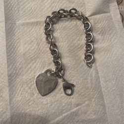 Esclava De Plata Tiffany 925 Mide 7 Y Medio