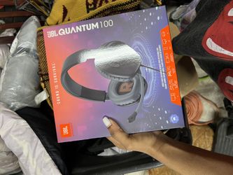 JBL Quantum 100 Wired Over-Ear Gaming Headphones - Black