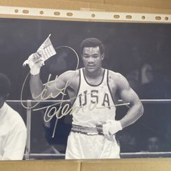 George Foreman Signed Olympic Photo W/COA