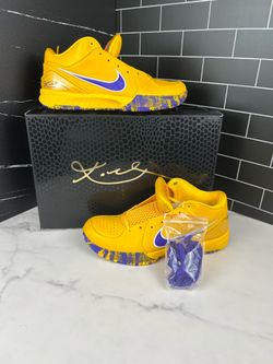 Nike Kobe 4 Protro Draft Day Pack Lakers SZ 9