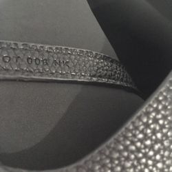 Black Leather Bucket Purse 