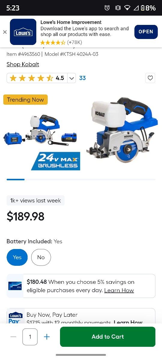 Tile Saw