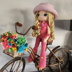 Handmade Crochet Barbie Doll. 