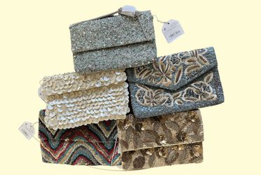 Hand Made Crystals , Sequin , Embroidery Purses