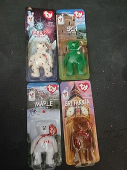 Ty Beanie Babies McDonald's Set of 4 Sealed