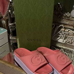 Gucci Platform Slides 