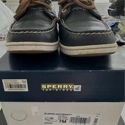 Women’s sperry bluefish navy/whale shoes 