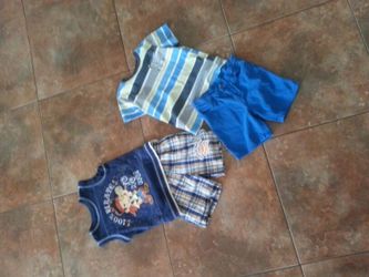 2 boys summer outfits 4t