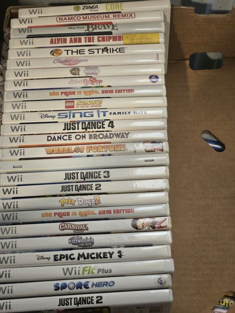 25 Nintendo Wii Video Game Lot Just Dance 2 3 4 Epic Mickey Batman Petshop Namco Museum Remix And More,All Products : American Fashion Style Bags On Sale