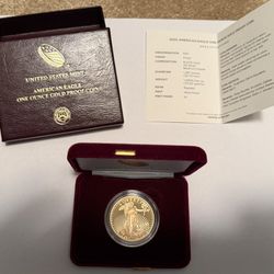 2020 AMERICAN EAGLE ONE OUNCE GOLD PROOF COIN