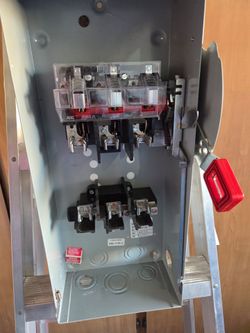 60A 600volt fusible  3-Phase Electrical Safety Disconnect Switch
