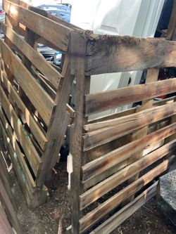 Wood pallets