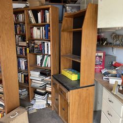 Book Cases With Books 