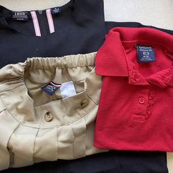 Girl Uniforms Size 8
