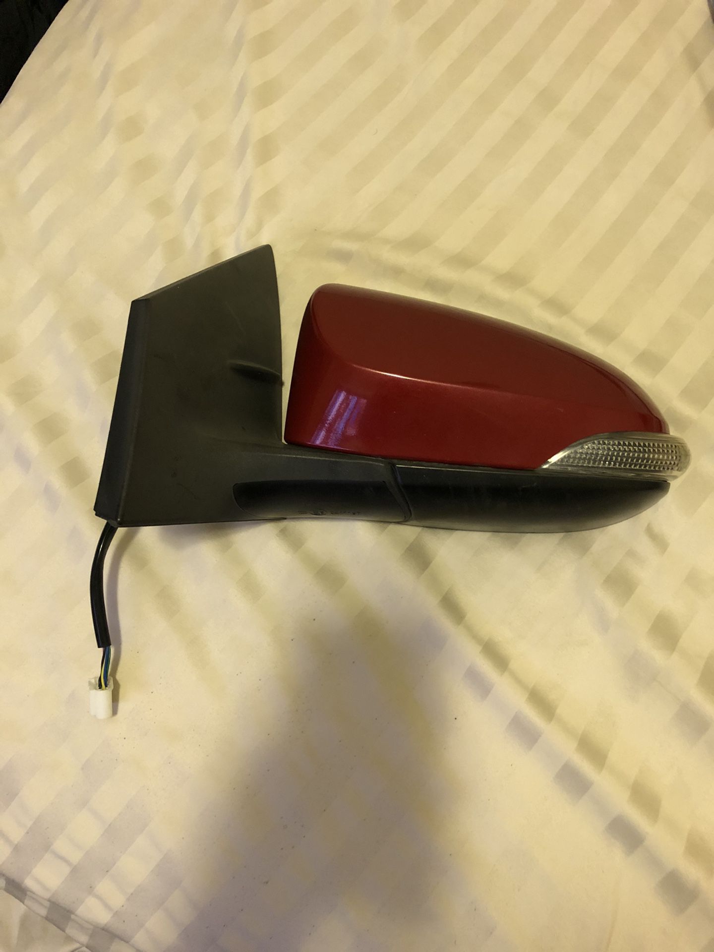 Toyota Corolla s 2014 2015 2016 2017 2018 left driver door mirror heated red Authentic oem only missing mirror glass