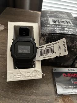 Casio G-Shock DW5600UBB-1 All-Black Digital Watch