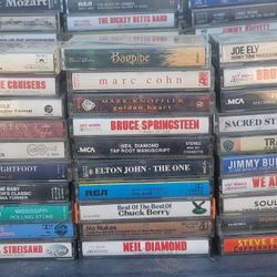 Lot Of 130 Cassette Tapes 