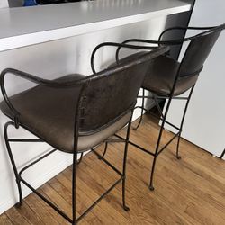 Vintage Industrial Bar Stools $100 For 2