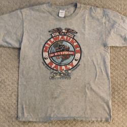 2002 Vintage Milwaukee Motorcycle Rally T-Shirt Size L