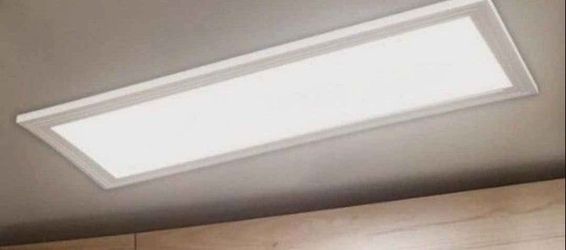 Ceiling LED Fixture 1 ft. x 4 ft. 50-Watt Dimmable White Integrated LED 4000 Lmn Flat Panel Ceiling Flush Mount 5CCT