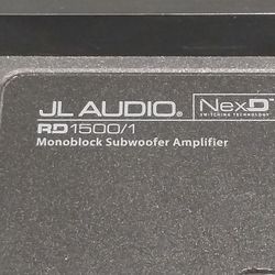 Jl Audio Rd 1500/1 In. Excellent Condition 