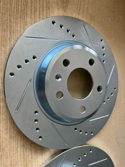Audi A4 Quattro 09-23 Rear Drill Slot Rotors Ceramic Brake Pads