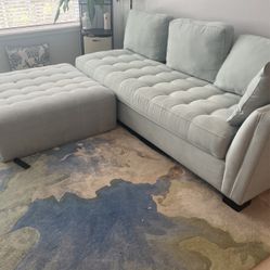 Sofa With Ottoman 