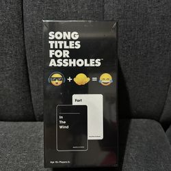 Song Titles For As*holes Game