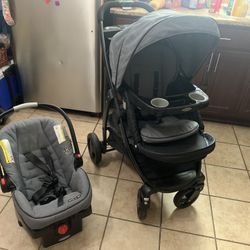 Baby Carriage with Car Seat Removalable