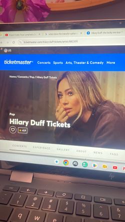 One standard Hilary Duff ticket 6/21