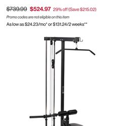 Plate-Loaded Lat Pull Down & Cable Row Machine