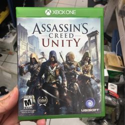 Xbox One 1 - assassins Creed Unit Game 