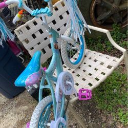 Frozen Bike With Training Wheels 