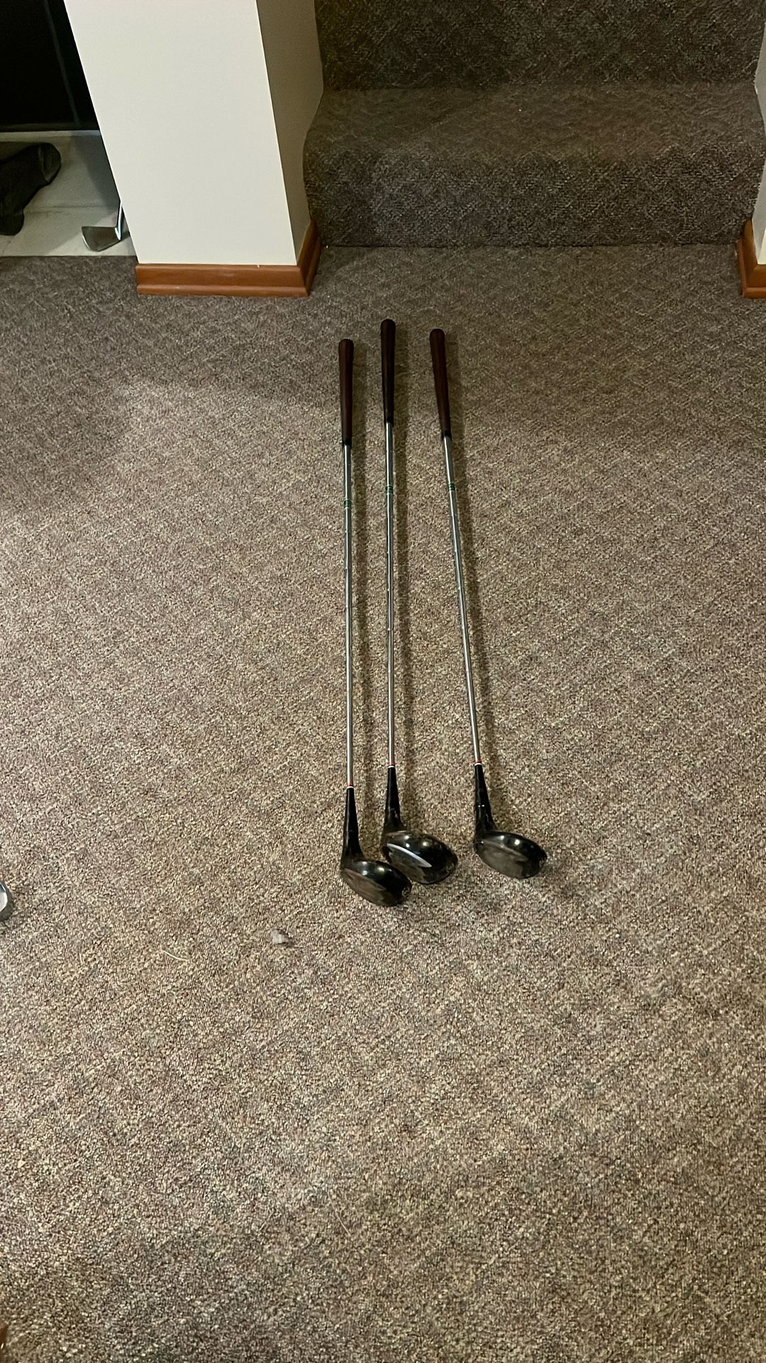 Antique golf clubs