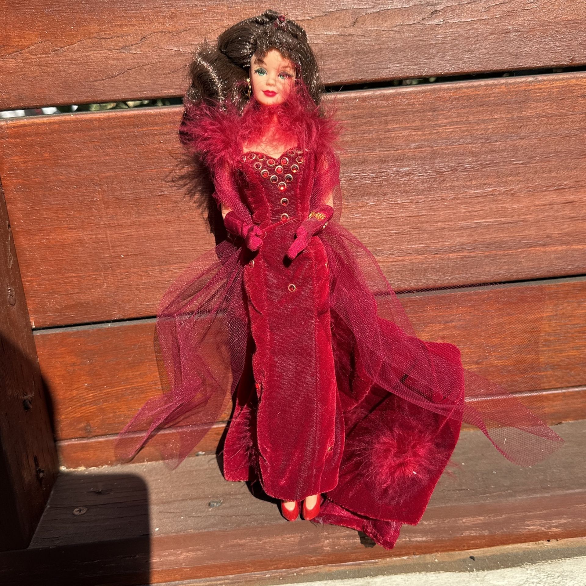 scarlett o'hara barbie red dress 1994 Barbie Doll as Scarlett O'Hara (Red Dress)