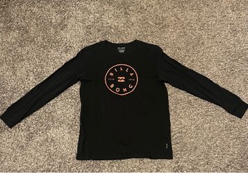 Billabong black long sleeve shirt