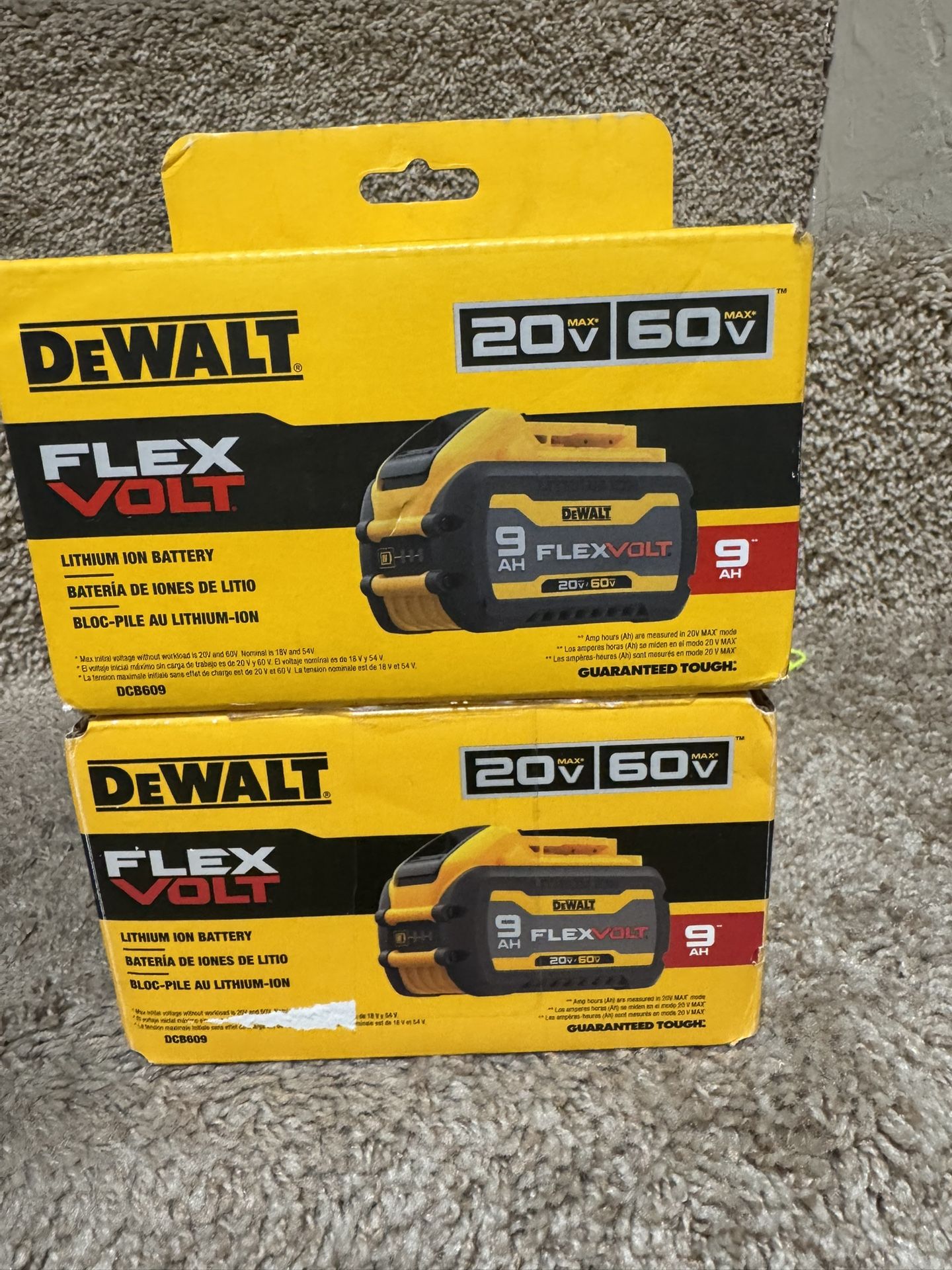 2 BaterĂas 9.0 Flexvolt