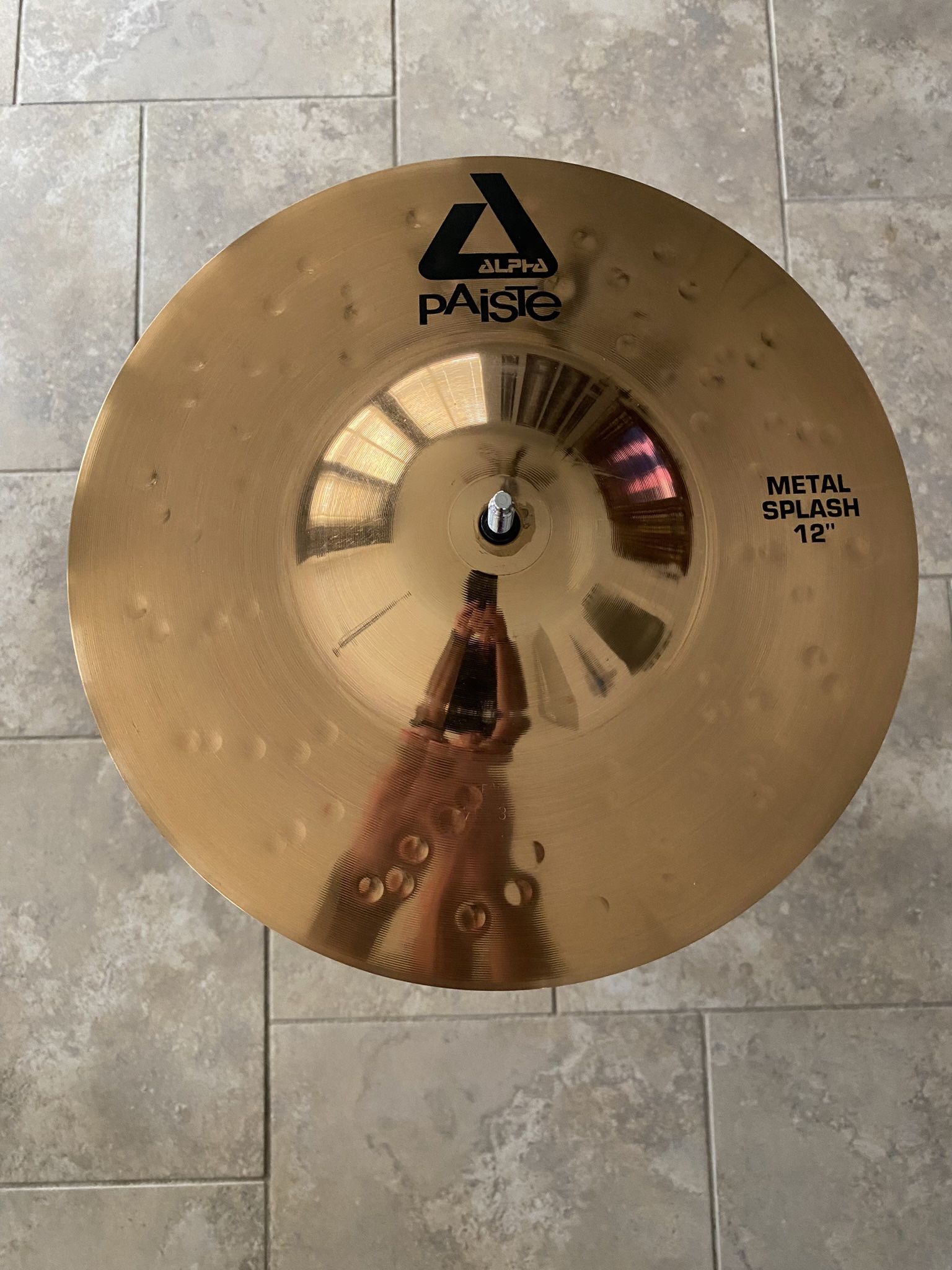 Paiste 12” Alpha Series Metal Splash Cymbal (Discontinued, Rare)