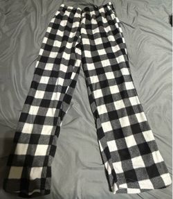 Kinfly Black & White Checkered Jogger Pants – Men’s Medium
