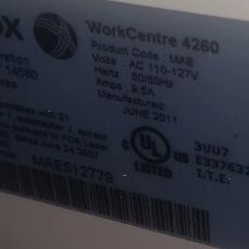 Xerox  Workcenter 4260