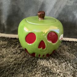 Disney Villains Poison Apple  Cookie Jar